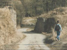 Torzo mostu v roce 1997 - pohled od zpadu